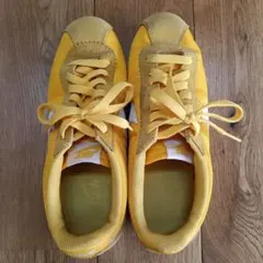 NIKE クラシックコルテッツ イエロー　ナイロン　24センチ