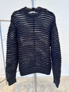【本日限定値下げ】【ZARA】メッシュニット ブラック