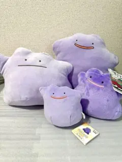 ポケモン メタモン ぬいぐるみ　アイラブメタモン　三英貿易　もちふわクッション