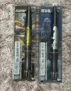 Dr.Grip 4+1 ゴジラ キングギドラ　コラボ 多機能ペン 2本セットのサムネイル