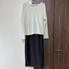 【Sサイズ】GUサマーニット・ユニクロスカート セットアップ