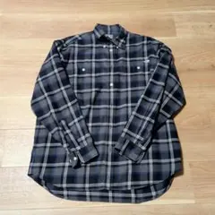 ✩THE NORTH FACE ネルシャツ 長袖 ネイビー/グレー✩S