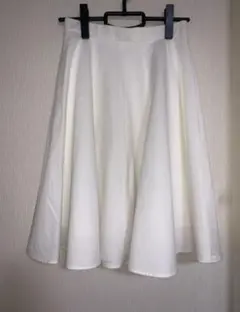 スピック&スパン ノーブル 白スカート