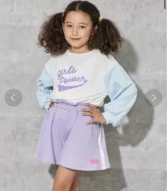 新品未使用⭐︎ANAP kids サイドライン裏毛キュロットパンツ　120