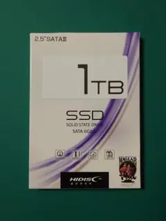 【新品未使用】HIDISC 1TB SSD 2.5インチ SATA 内蔵型　①