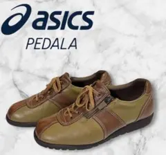 asics PEDALAペダラ レザーウォーキング シューズ 23.0㎝ 3E