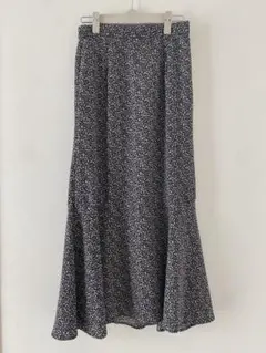 earth music&ecology 小花柄マーメイドスカート ロングスカート