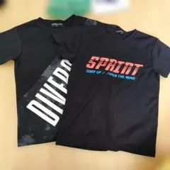 黒Tシャツ 2枚セット130