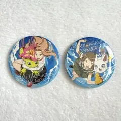 デジモンアドベンチャー tri. 缶バッジ ヒカリ&テイルモン、タケル