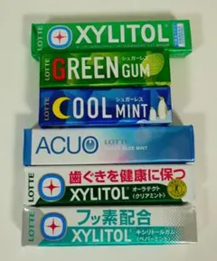 LOTTE ロッテ ガム 6種セット まとめ売りのサムネイル
