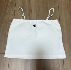 白 キャミソール M