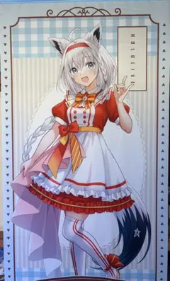 ホロライブ 白上フブキ ローソンコラボ 等身大タペストリーA