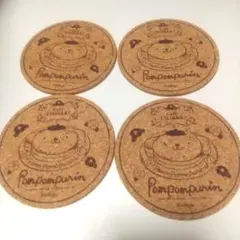 サンリオ ポムポムプリン モーリーファンタジー コースター 非売品 4枚セット