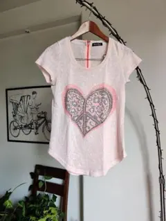 summer heart trendy tshirt zipper