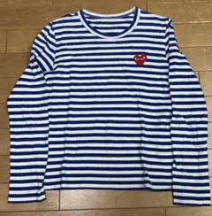 COMME des GARÇONS ストライプ長袖Tシャツ - メルカリ