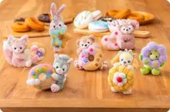 ダッフィー＆フレンズ　フィルド・ウィズ・ジョイ　ぬいぐるみバッチ