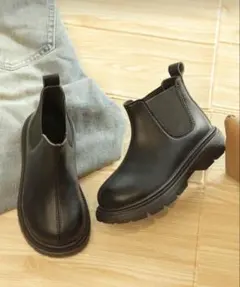 サイドゴアブーツ　アンクルブーツ　子ども　20センチ