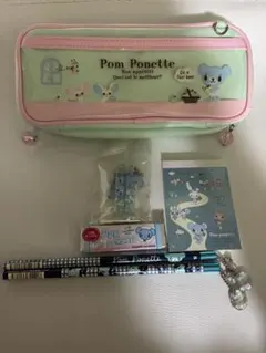 平成レトロPom Ponette ペンケース セット