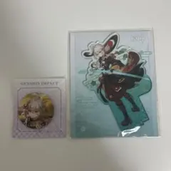 原神 楓原万葉　アクリルスタンド 缶バッジ