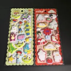 [正規品]ディズニー トイストーリー ベイマックス マシュマロシール 2枚セット