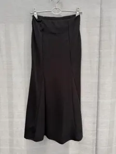 ブラック ロングフレアスカート Mサイズ