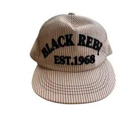 BLACK REBI ストライプ帽子 EST.1968