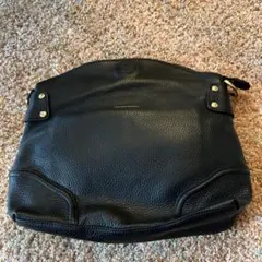 レザー ショルダーバッグ 黒
