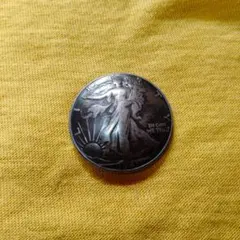 KC,s ネジ式 コンチョ 30mm ハーフダラー 50セント 自由の女神