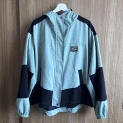 古着 フード付きジャンパー ミントグリーン