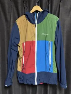 Columbia マルチカラー ナイロンジャケット XL