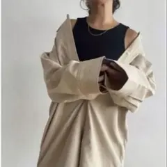 新品タグ付き searoomlynn シャツロンパース M