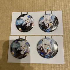 一番くじ　ホロライブ　白上フブキ　缶バッジ　2種セット　ホログラム