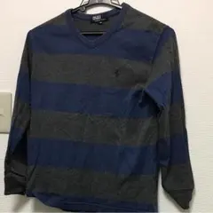 ポロバイラルフローレン ロンT 紺とグレー