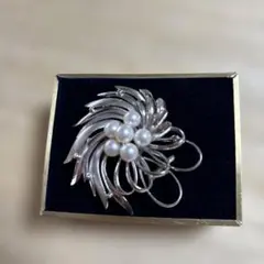 ラリエット/ショートナー付ロングネックレス78cmカシェ本真珠 silver 