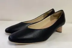 プードゥドゥ 23.5cm 楕円ヒールパンプス