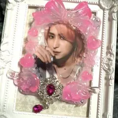 【105】硬質デコトレカケース　ホイップ仕様　推し活に