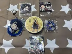 鬼滅の刃「我妻善逸」円型ミラー水柱『富岡義勇』ウェットカラーアクリルキーホルダー