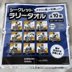【10/22まで】福岡ソフトバンクホークス 周東佑京 シークレットラリータオル