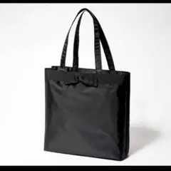 グロウ４月号付録LANVIN リボン付きトートバッグ ブラック未開封発送