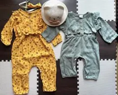 ❤️新品未使用❤️女の子70〜80サイズ80〜90サイズロンパース