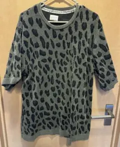 NUMBER (N)INE 別注　レオパードニット Tシャツ