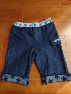 DOUBLE.B　ダブルビー スパッツ デニム風 　ストレッチ　パンツ 　110