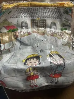 ちびまる子ちゃん　扉絵ポーチ 笛の練習　神社　ガチャガチャ　さくらももこ
