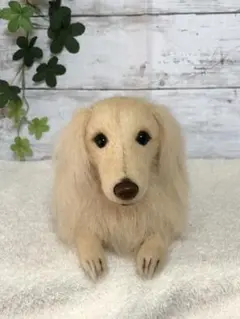 羊毛フェルト　ハンドメイド　オーダーメイド　犬【ダックス】みーも様専用