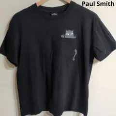 【美品】PS Paul Smith ポールスミス 猫ポケットプリント 綿