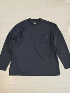 【美中古】ノースフェイス　ロングスリーブエアリー　ポケット　ロンT　黒
