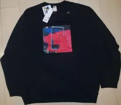 カウズ+ウォーホル 新品タグ付 ユニクロUT スウェット XL ブラック
