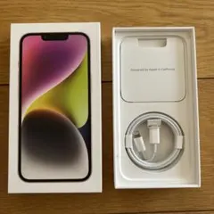 iPhone14 空箱 と ケーブルのみ※本体ナシ