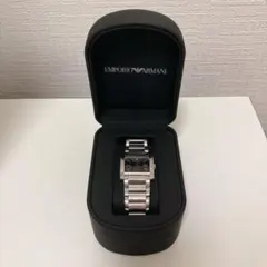 EMPORIO ARMANI レディース 腕時計 スクエア シルバー　エンポリ