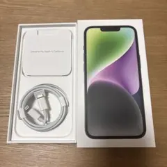 Apple iPhone 14 空箱と純正ケーブル、SIMピン